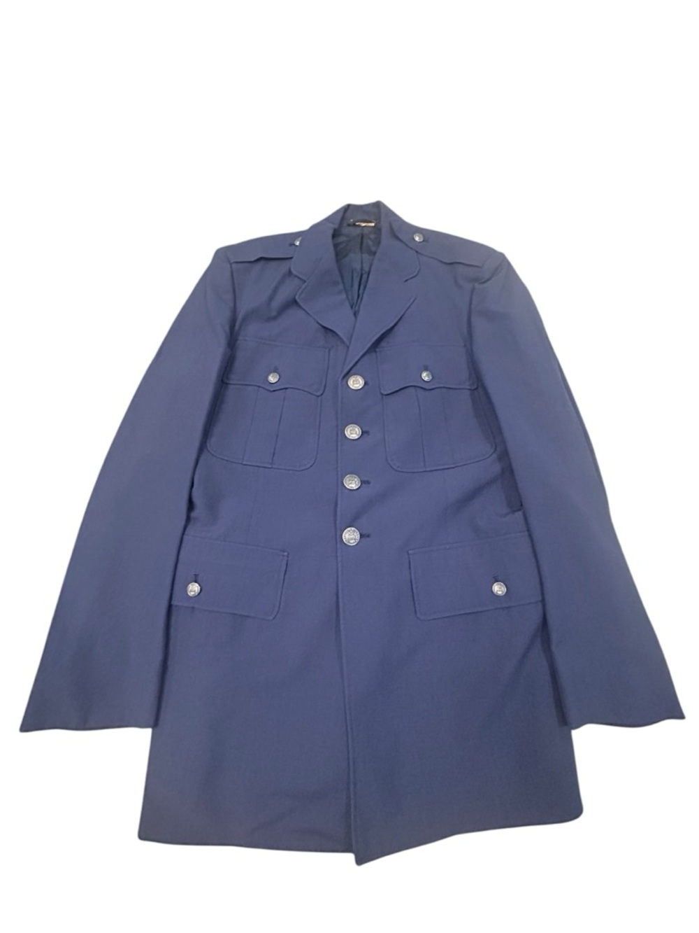 US Air Force Vintage Service Dress Coat 39L (40’s-80’s Era) Blue Military Men’s